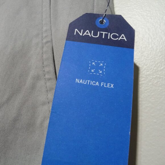 NAUTICA CLIPPPER CHINO PANTS 34X34 GRAY - Picture 5 of 12